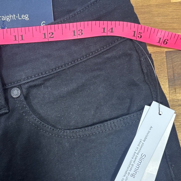 Talbots Women's Elegant High Waisted Black Denim Jeans - Picture 8 of 10